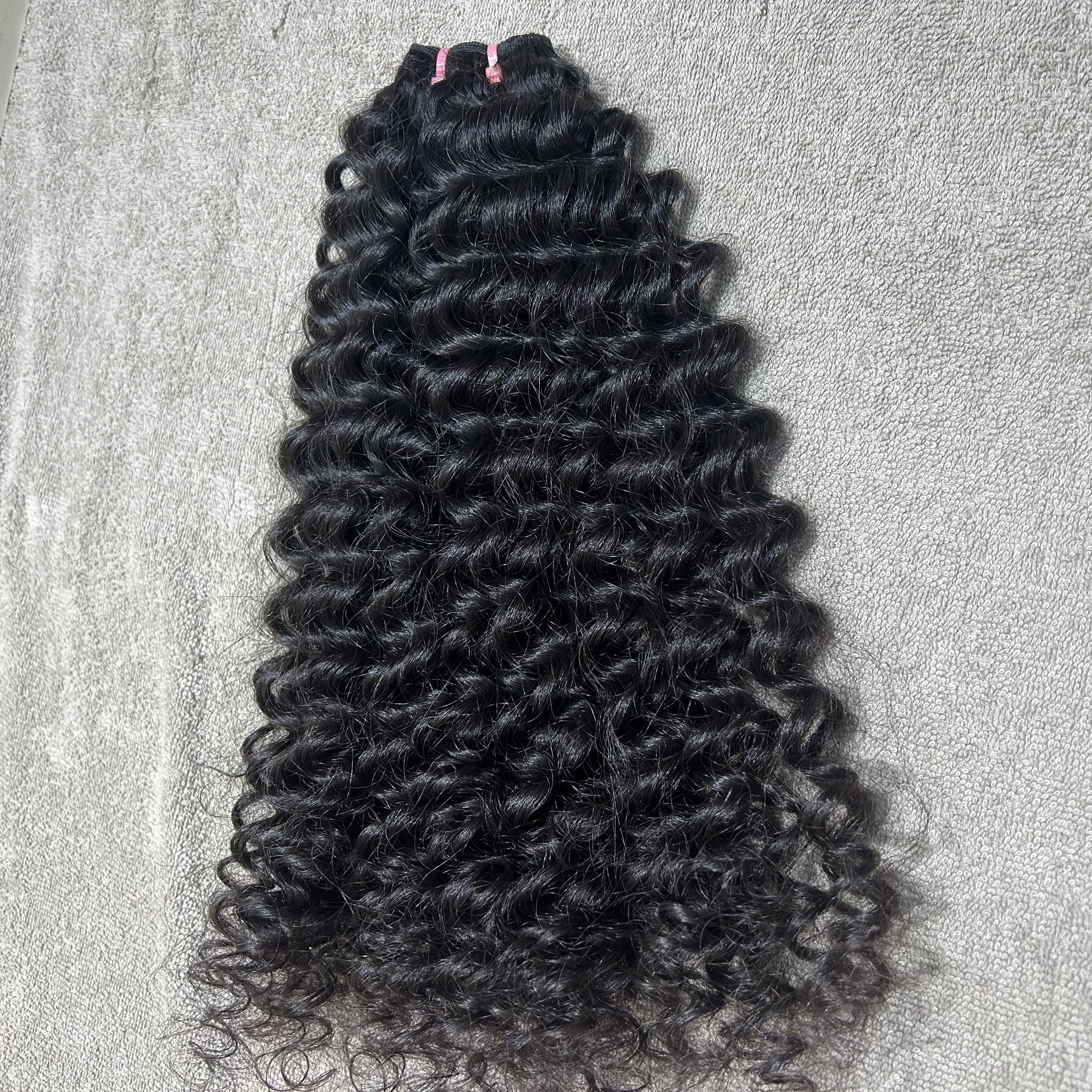 Tight Deep Curly Hair Weft Bundles