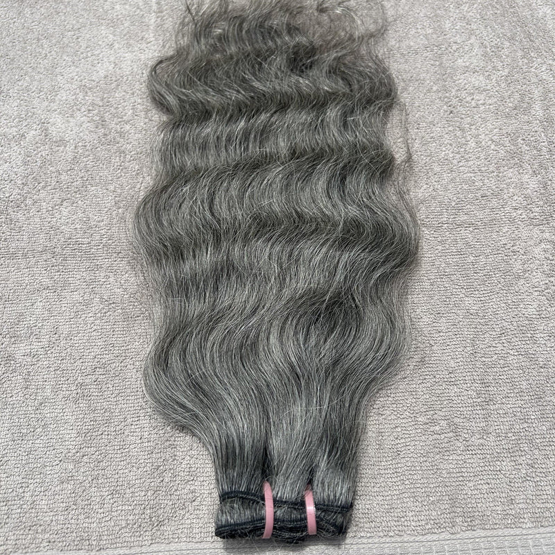 The Best Quality Natural Grey Hair Bundles Available