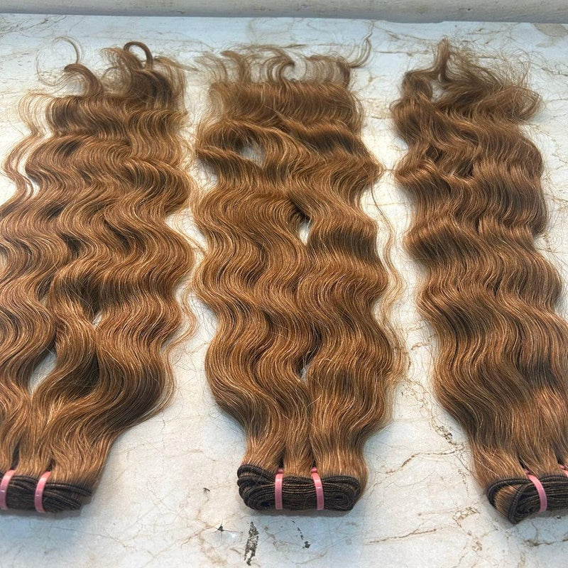 Honey Brown Human Hair Bundles
