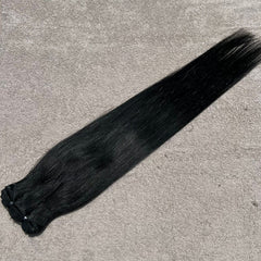 Jet Black Straight Hair Bundles - Hair Trends India