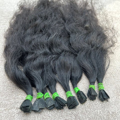 Natural Curly Flat Tip Hair Extensions