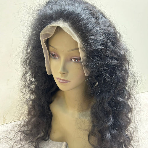 Front Lace Curly Human Hair Wig - Hair Trends India