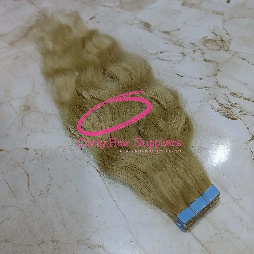Blonde 613 Tape In Hair Extensions