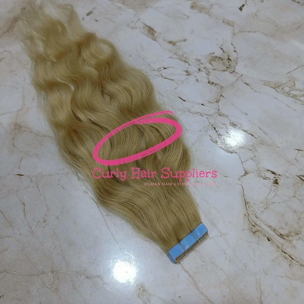 Blonde 613 Tape In Hair Extensions