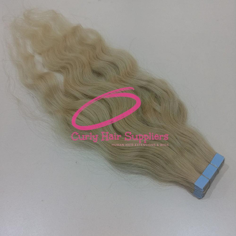 Blonde 613 Tape In Hair Extensions
