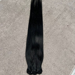 Jet Black Straight Hair Bundles - Hair Trends India
