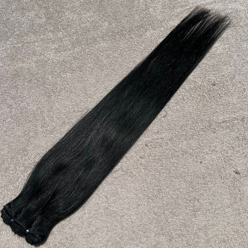 Jet Black Straight Hair Bundles - Hair Trends India