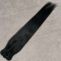 Jet Black Straight Hair Bundles - Hair Trends India