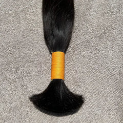 Bulk Straight Braiding Hair Extensions 100% Virgin Human Hair - Hair Trends India