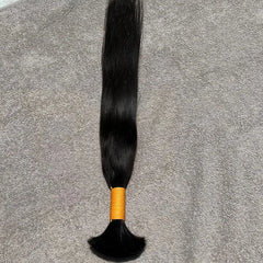 Bulk Straight Braiding Hair Extensions 100% Virgin Human Hair - Hair Trends India