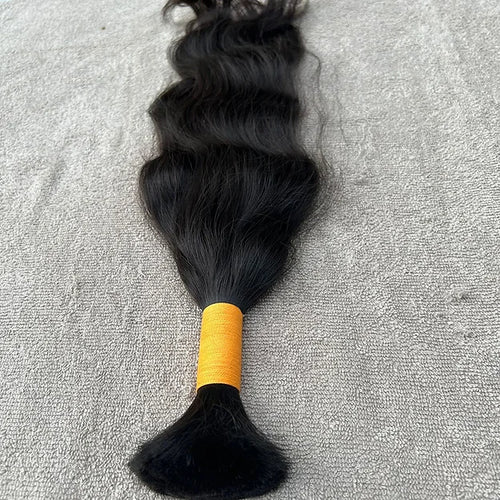 Natural Wavy Braiding Human Hair - Hair Trends India