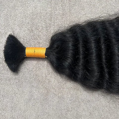 Curly Bulk Human Hair Braiding - Hair Trends India