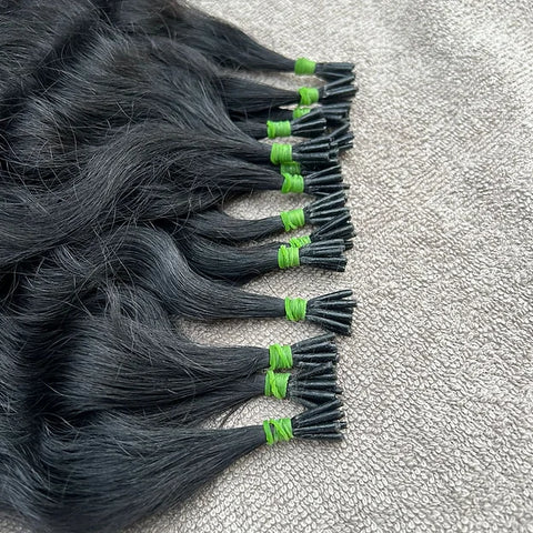 Natural Curly Flat Tip Hair Extensions