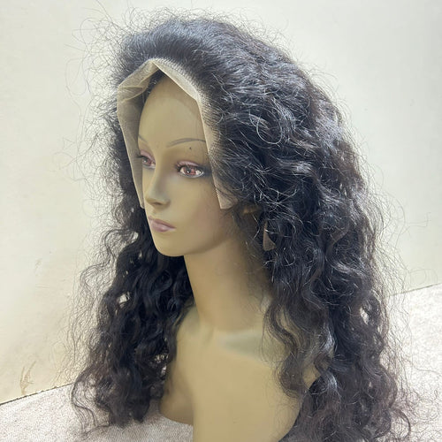 Front Lace Curly Human Hair Wig - Hair Trends India