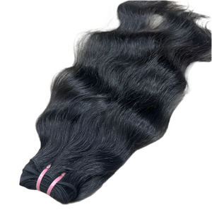 100% Natural Wavy Remy Human Hair Extensions