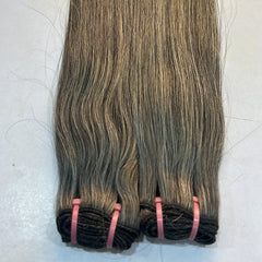 Black and Grey Human Hair Extensions - Hair Trends India