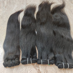 Natural straight human hair bundles - Hair Trends India