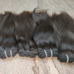 Natural straight human hair bundles - Hair Trends India