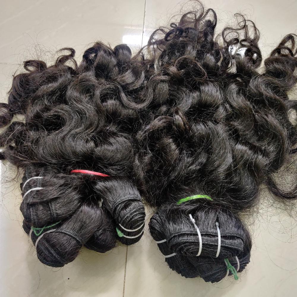 Short Baby Curly Hair Weft Bundles