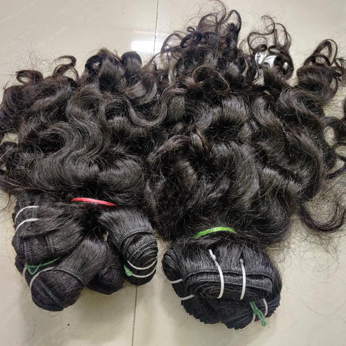 Natural Baby curly human hair bundles - Hair Trends India