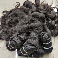 Short Baby Curly Hair Weft Bundles - Hair Trends India
