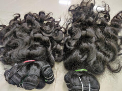 Natural Baby curly human hair bundles - Hair Trends India