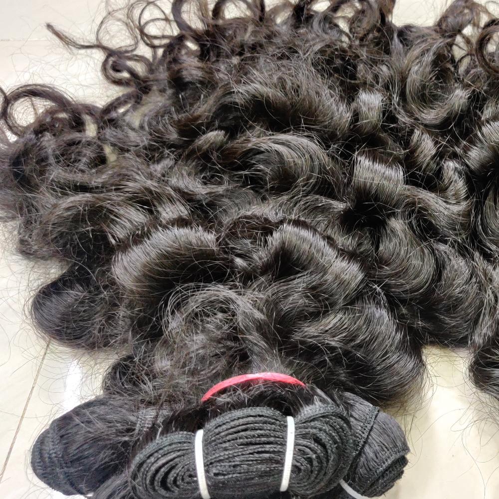 Short Baby Curly Hair Weft Bundles