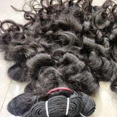 Short Baby Curly Hair Weft Bundles - Hair Trends India