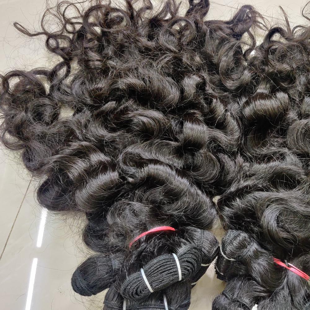 Short Baby Curly Hair Weft Bundles