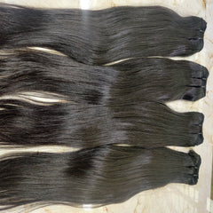 Natural straight human hair bundles - Hair Trends India