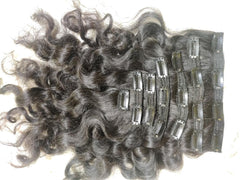 Natural Curly Clip-In Human Hair Extensions - Hair Trends India