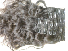 Natural Wavy Clip-In Hair Extensions - Hair Trends India