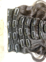 Natural Straight Clip-In Hair Extensions - Hair Trends India