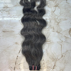 Grey Salt and Pepper human hair bundles - Hair Trends India