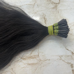 Natural Wavy I Tip Human Hair Extensions - Hair Trends India