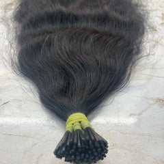 Natural Wavy I Tip Human Hair Extensions - Hair Trends India