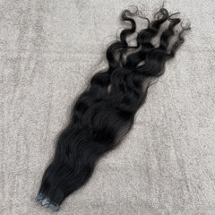 Natural Wavy Tape in Hair Extensions - Hair Trends India