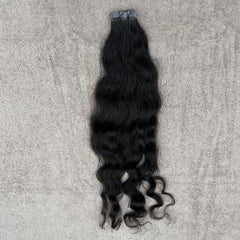 Natural Wavy Tape in Hair Extensions - Hair Trends India