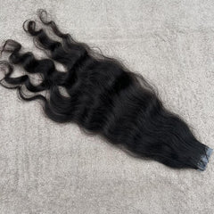 Natural Wavy Tape in Hair Extensions - Hair Trends India