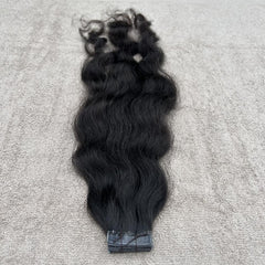 Natural Wavy Tape in Hair Extensions - Hair Trends India
