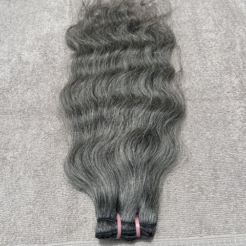 Grey I-tip Human Hair Extensions Wholesale