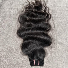 Natural Wavy Hair Machine Weft Bundles - Hair Trends India