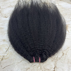 kinky straight human hair extensions - Hair Trends India