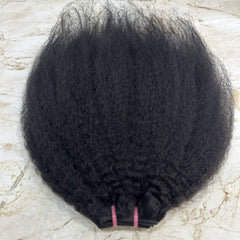 kinky straight human hair extensions - Hair Trends India