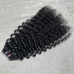 Tight Deep Curly Hair Weft Bundles - Hair Trends India