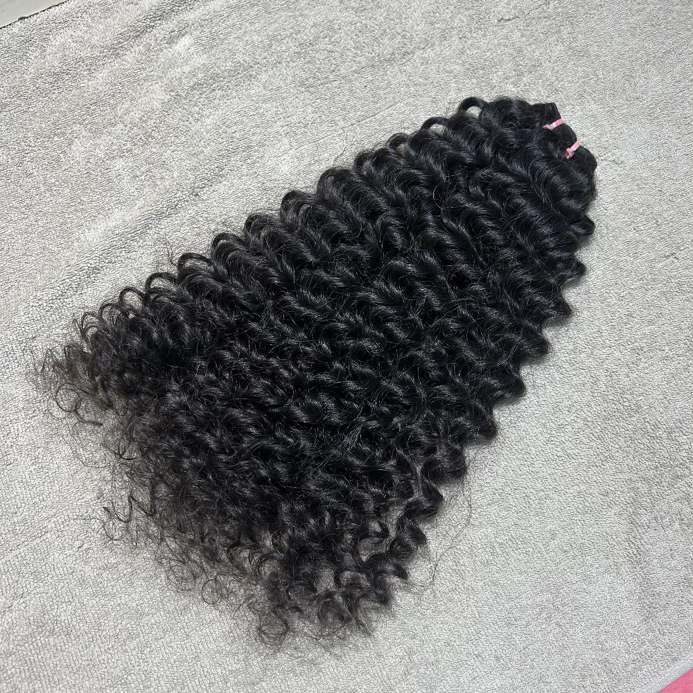 Steam Processed kinky curly hair bundles