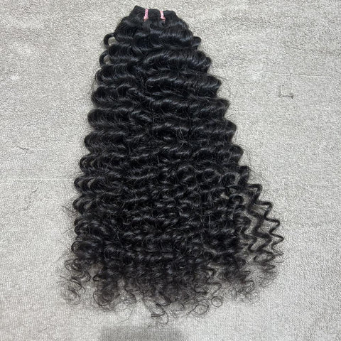 Tight Deep Curly Hair Weft Bundles