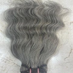 Grey Body Wave Hair Bundles - Hair Trends India