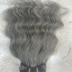 Grey Body Wave Hair Bundles - Hair Trends India