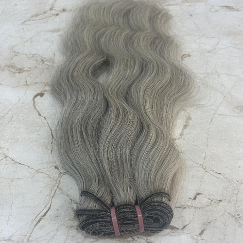 Grey Body Wave Hair Bundles - Hair Trends India